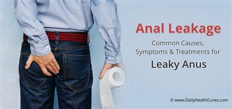 leaking clear liquid from anus|Water Leaking from Anus: Causes and What to Do